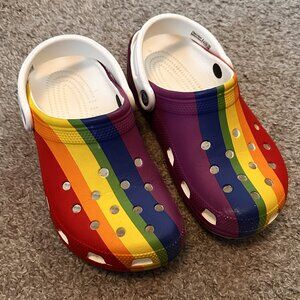 Crocs Unisex Adult Pride Rainbow Clogs